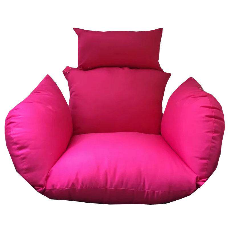 真藤吊篮靠垫秋千单人藤椅布垫吊椅转椅柔软坐垫休闲椅垫特价包邮