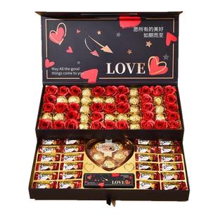 德芙巧克力礼盒装生日礼物女送女友老婆新年礼物高档实用告白礼
