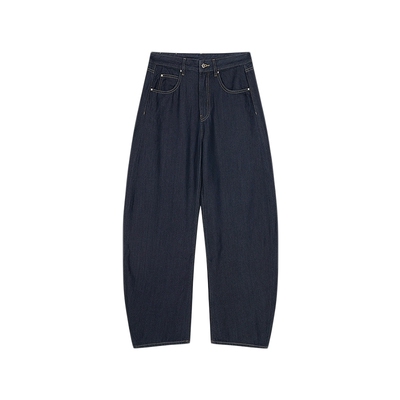 【早春上新】JNBY/江南布衣25夏牛仔裤女休闲香蕉裤5P4E13100