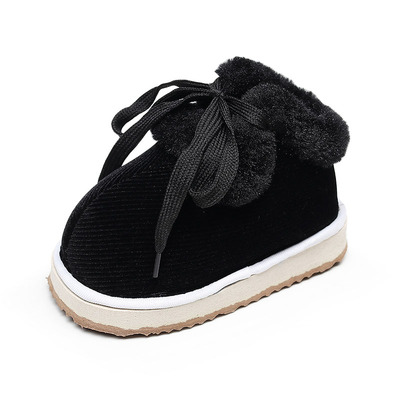 宝宝手工棉鞋加厚加绒保暖学步鞋