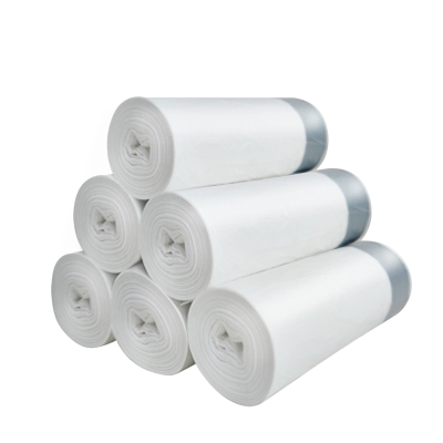 e洁自动收口抽绳垃圾袋80个