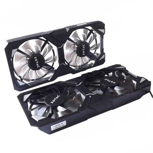 索泰 GTX1060-6GD5毁灭者HA P106-100掘金版 显卡风扇 带外壳