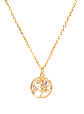 B生命树彩锆石能量提升项链