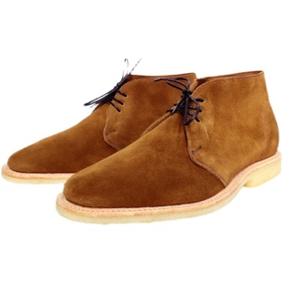 英国制造sanders经典沙漠靴男复古牛皮翻毛皮短靴1971