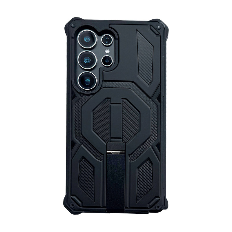适用于三星 Galaxy S26Ultra三合一防摔手机壳S25Plus旋转支架S24FE磁吸多功能简约带挂绳A57全包防摔A56新款