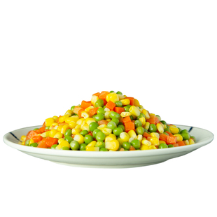 三色美式杂菜2斤 速冻什锦菜冷冻甜玉米粒青豆胡萝卜丁炒饭配菜