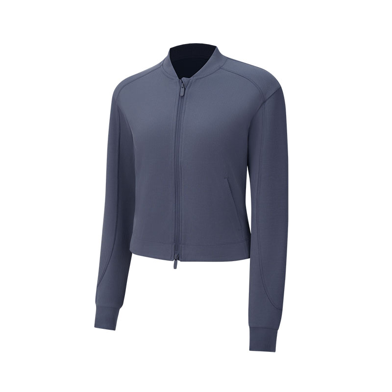 Ribbed Softstreme™女士罗纹短款夹克 速干丨lululemon丨LW3JP5S
