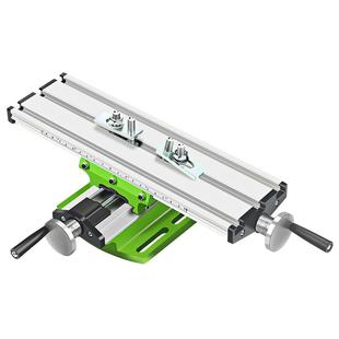 十字工作台滑台小型台钳diy电钻移动夹多功能支架微型小台钻滑轨