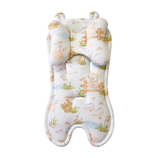 安全座椅垫子秋冬加厚坐垫内垫宝宝提篮软垫婴儿推车通用棉垫靠垫