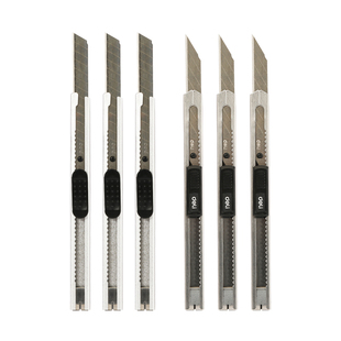 得力美工刀壁纸刀小刀裁纸刀拆快递包裹神器快递刀开箱刀小型手工刀子刀具美术生专用工业墙纸刀割刀30度60°