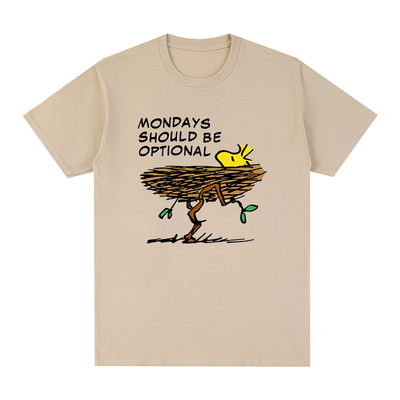 Woodstock卡通动漫短袖T恤