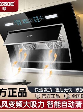 半球抽油烟机家用侧吸式油烟机出租房壁挂式油烟机大吸力双电机