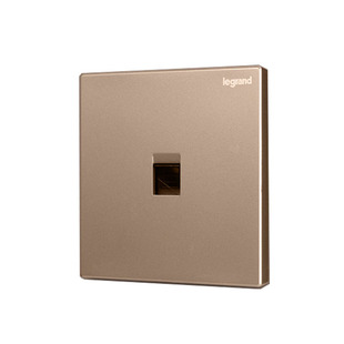 法國羅格朗Galion逸景玫瑰金開關插座 家用單插孖蘇香港式有燈制