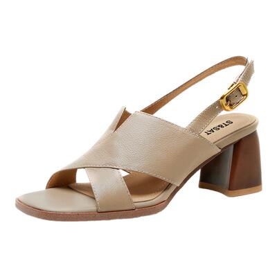 星期六露趾凉鞋女2024夏季