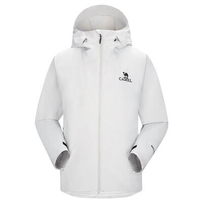 雨神户外冲锋衣骆驼硬壳登山服