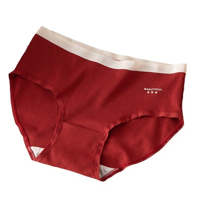 好运纯棉中腰三角裤女士内裤