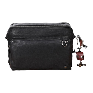 玩爷斜挎包大容量男士单肩包真皮横款商务跨肩包头层牛皮休闲背包