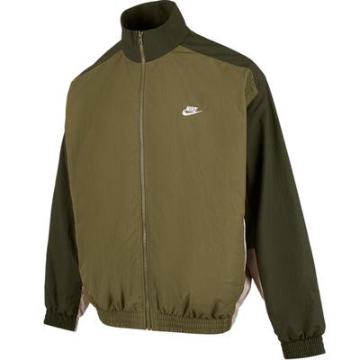 滔搏NIKE耐克男子休闲拼接刺绣立领运动茄克外套HQ6110-222