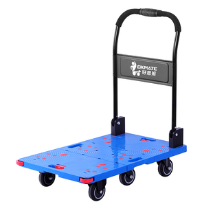 好意推可伸缩平板车手推车静音搬运车折叠小拉车拖货车仓库好易推