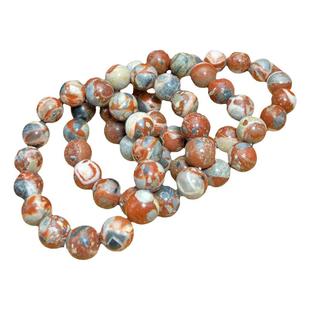 泰国龙宫舍利手串财石手链16mm红灵骨黑金刚白金刚共生矿水晶饰品