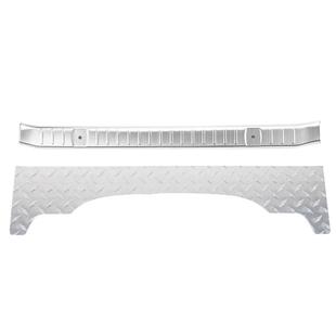 适用于07-17年吉姆尼后杠护板改装件防刮不锈钢装饰铃木jimny配件