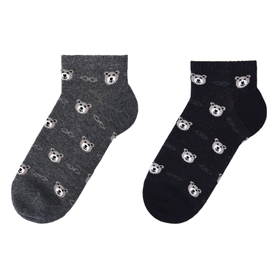 棉元素透气女士棉可爱船袜可爱