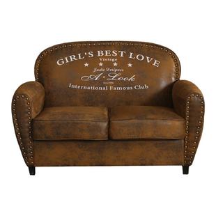 复古小户型沙发单人双人三人店铺服装店咖啡厅酒吧工业风美式欧式