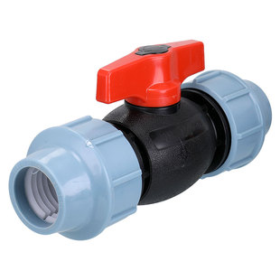 pe管球阀1寸塑料水管开关20快接阀门大流量黑皮管25闸阀2寸管件