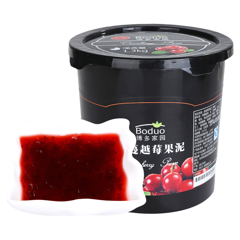 博多家园果酱奶茶原料包邮蔓越莓