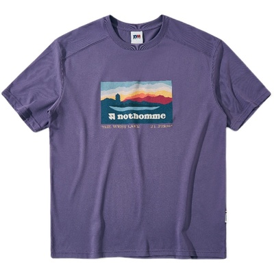 NOTHOMME吸湿透气凉感短袖T恤男