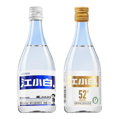 江小白40度52度150ml*2瓶整箱纯粮酿造清香高粱酒粮食口粮酒