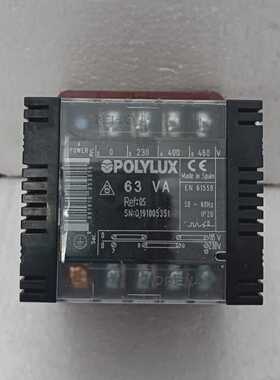 POLYLUX TRANSFORMER 63 VA 230-400-460 115-230 V EN 61558 50-