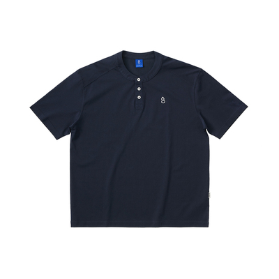 吃茶去chichaqu26春夏凉感速干Coolmax亨利领短袖T恤户外运动休闲