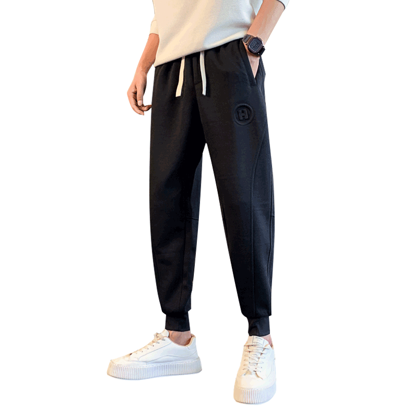 痞帅百搭长裤哈伦裤束脚裤休闲裤