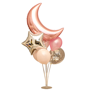 气球生日装饰桌飘立柱桌摆儿童宝宝周岁百日宴毕业开学场景布置