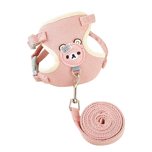 迪普尔猫咪牵引绳外出专用背心式遛猫遛狗绳兔子牵引绳宠物牵引绳