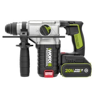 威克士冲击WU388电锤无刷大功率中型工业级混凝土充电WU389S电锤