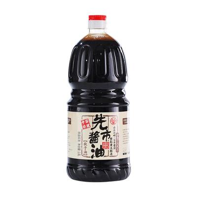先市酱油1.8L大容量秋子油传统古法老抽手工酿造正品家用调味品