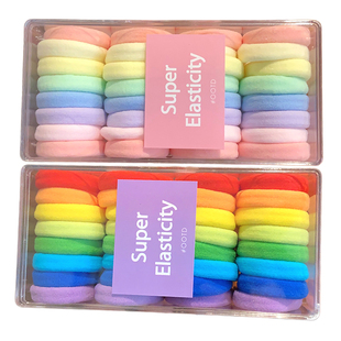 儿童发圈不伤发高马尾发绳扎头绳女童耐用高弹力橡皮筋小女孩皮套