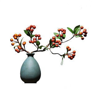 复古陶瓷花瓶新中式禅意花插摆件景德镇客厅玄关桌电视柜水培假花