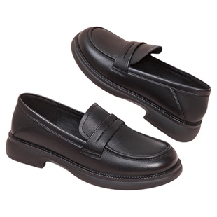 奥康 女鞋2026春季新款真皮软底乐福鞋通勤单鞋中年舒适妈妈鞋N