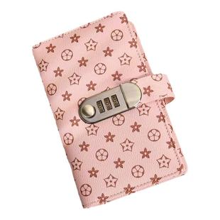 2025新款密码锁现金存钱本可放只放现金收纳袋大容量保护套理财防水收纳册收纳包收藏册存钱夹存放袋儿童纸币