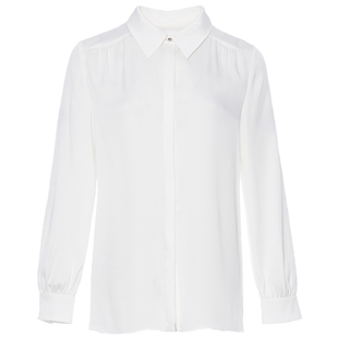 CADIDL卡迪黛尔商场同款纯色商务通勤气质高级感时尚修身衬衫女装