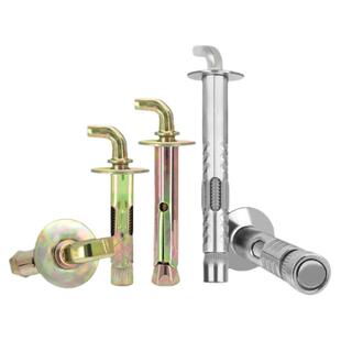 304不锈钢热水器膨胀螺丝镀锌挂钩吊钩拉爆螺栓热水器专用螺丝