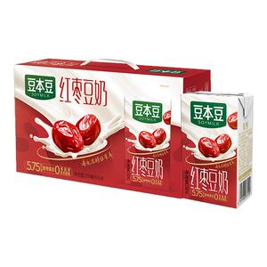 豆本豆唯甄豆奶早餐奶红枣味