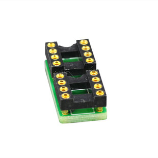 244科氏 VE43X横式直插单转双运放座DIP 乂度XD05PRO运放模块升级