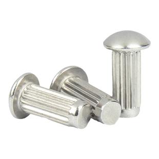 GB827不锈钢304标牌铆钉铝滚花铭牌铜铆钉商标实心M2M2.5M3M4M5mm