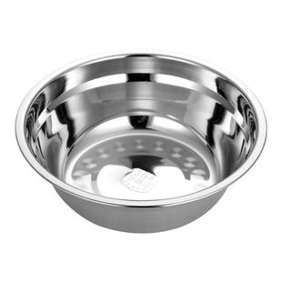 304不锈钢汤盆圆形汤碗食堂盛菜打饭盆厨房打蛋盆和面盆配菜盆