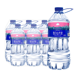 长白山天泉偏硅酸天然矿泉水3L*6瓶整箱泉阳泉产家庭大瓶饮用水