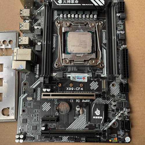 议价3套火神革命X99-CF4主板 E5-2680V3 CPU